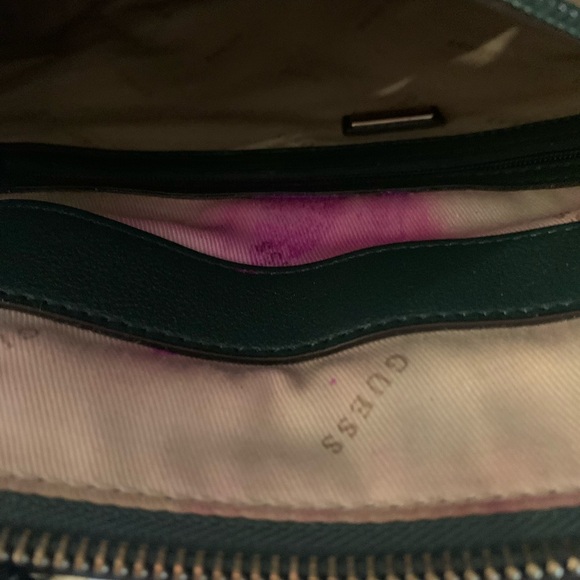 Guess Katey Satchel - Dark Green - Picture 8 of 8